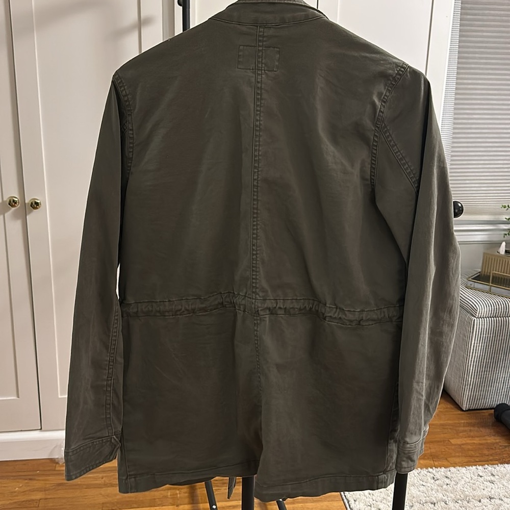 Olive Green Utility Jacket - Picture 4 of 5